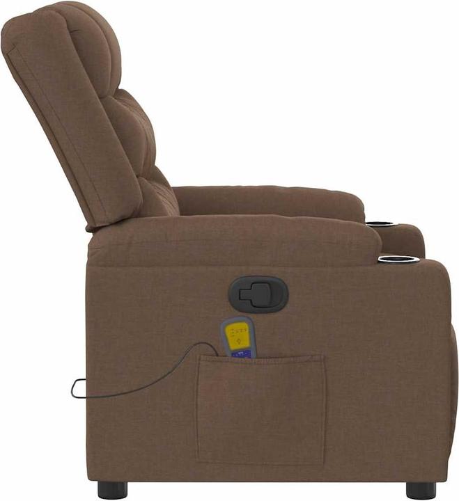 Immagine prodotto vidaXL Sedia da massaggio in tessuto marrone