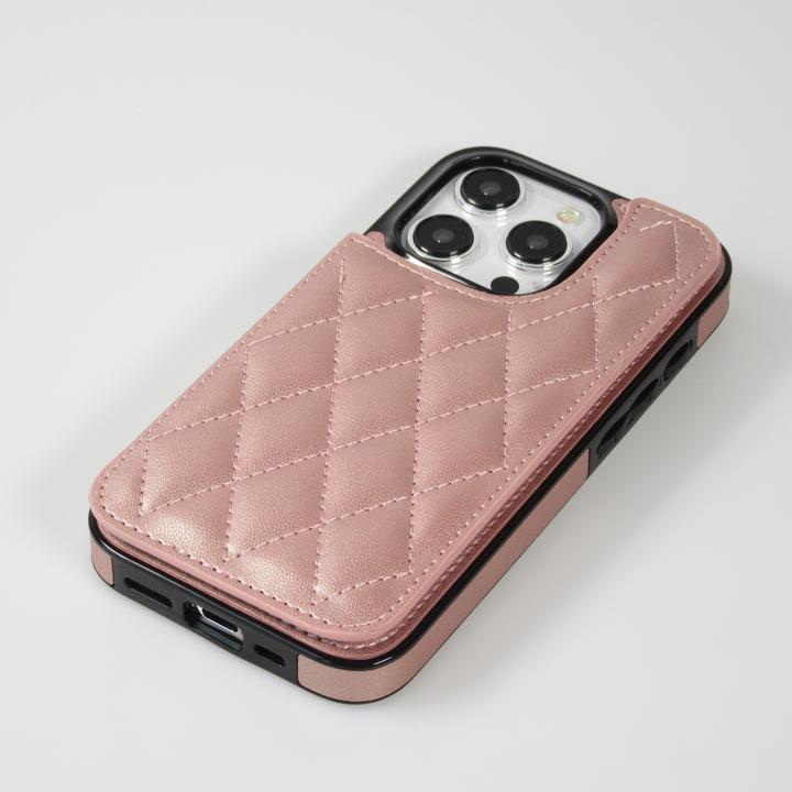 Actual product image PhoneLook Silicone case with surface and fold-out wallet (Apple iPhone 15 Pro)