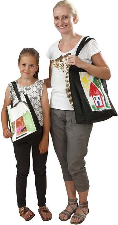 Produktbild Creativ Company Umhängetasche mit Kunststofffront Schwarz