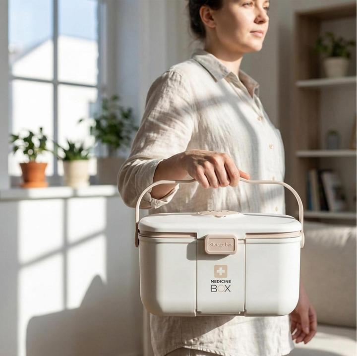 Actual product image Relaxdays Medizinbox