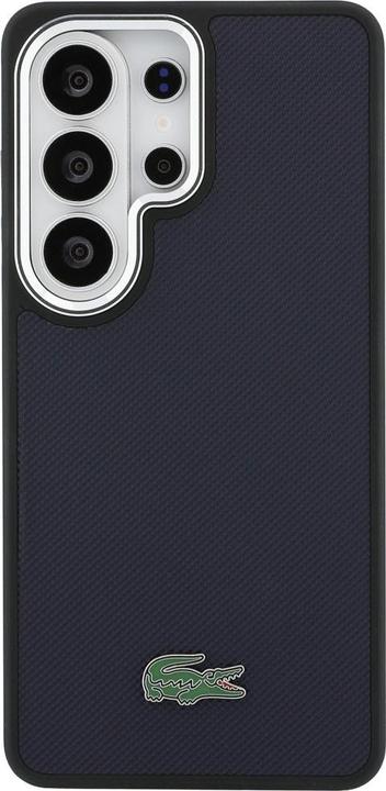 Actual product image Lacoste Case Full Wrap Petit Pique MagSafe for Samsung Galaxy S26 Ultra navy blue (Samsung Galaxy S26 Ultra)