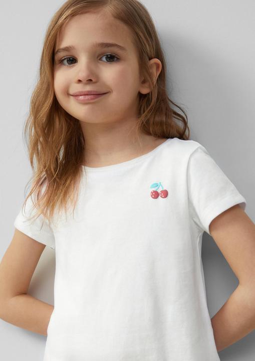 Produktbild S.Oliver T-Shirt Ausgestelltes T-Shirt mit Printdetail (92)