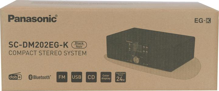 Actual product image Panasonic SC-DM202 (Bluetooth, CD player, 2x 12 W)