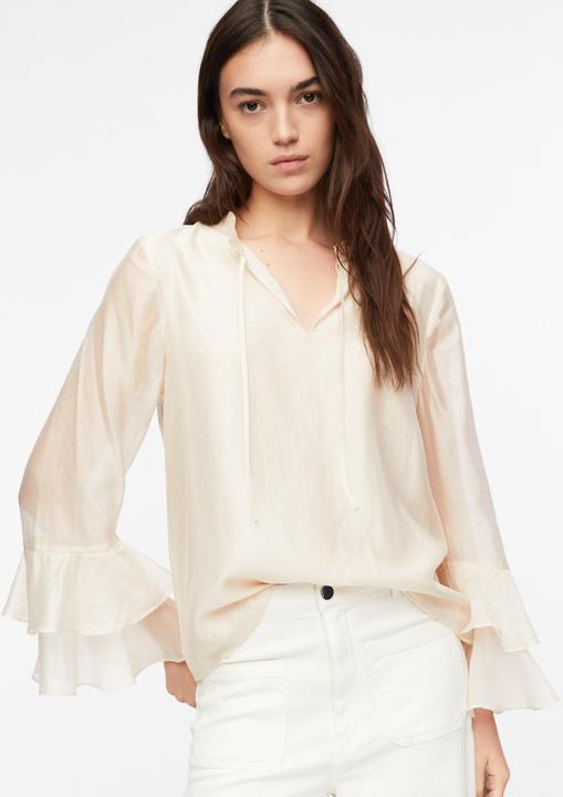 Immagine prodotto Comma Bluse Feminine Lyocell-Voile-Bluse mit Trompetenärmeln (44)
