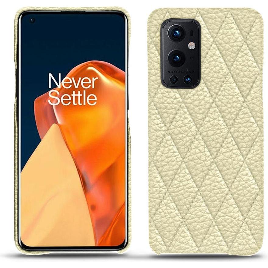 Noreve Lederschutzhülle (OnePlus 9 Pro), Smartphone Hülle, Weiss