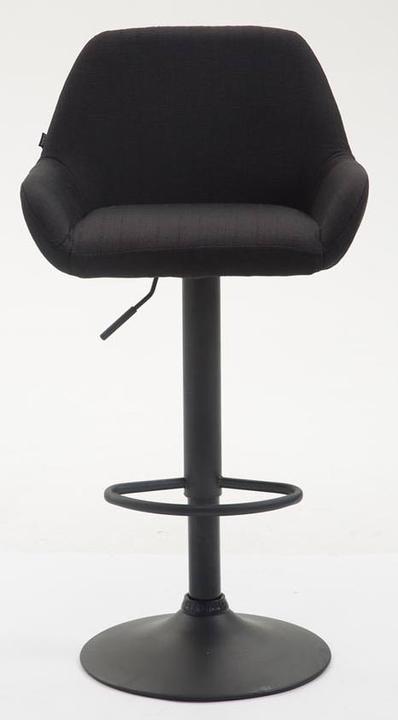 Produktbild CLP 2er Set Barhocker Braga Stoff schwarz, schwarz
