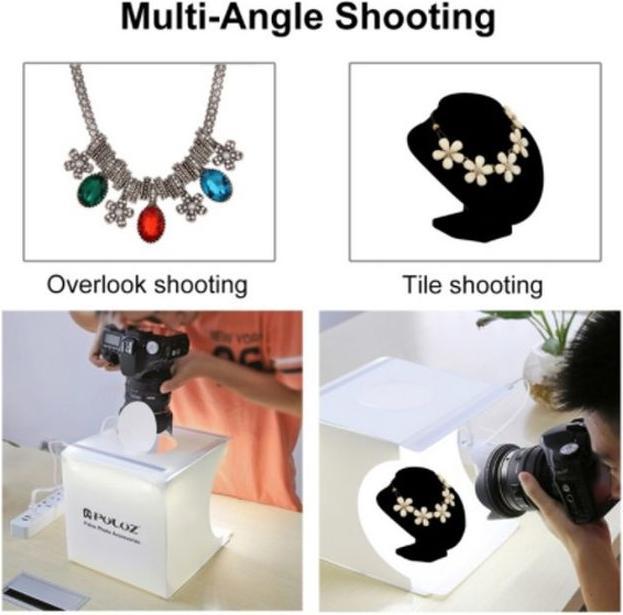Immagine prodotto Puluz Photo Studio Box 20cm con illuminazione LED integrata (Ulteriori accessori)