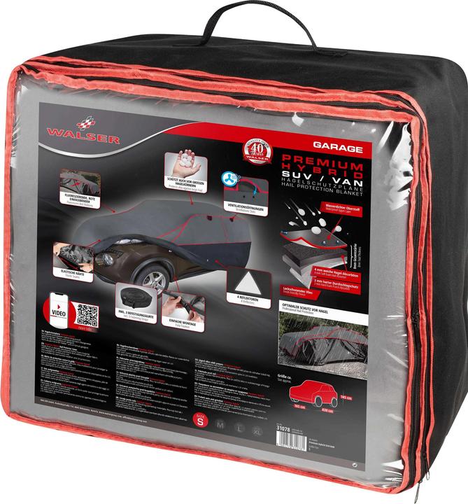 Walser SUV Hail Protection Tarpaulin Premium Hybrid, Hail Protection Garage Size S