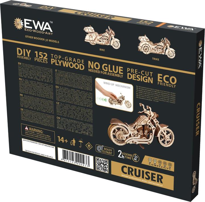 Image du produit Eco Wood Art Cruiser - Kit de construction en bois 3D