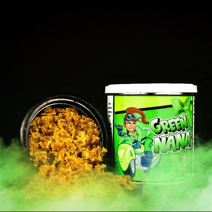 Actual product image Joker Shisha tobacco - Green Nana (200g) (Moroccan mint)