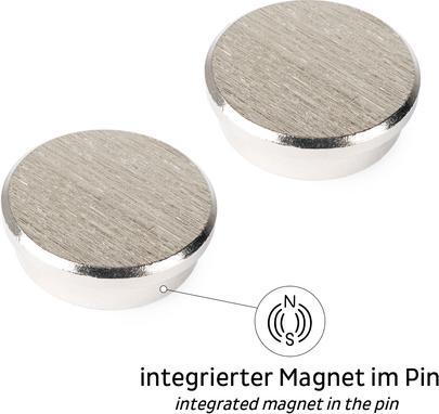 Produktbild Silwy Haken Magnet Pins Smart Weiss, 0.08 kg