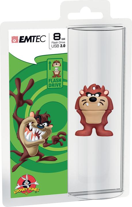 Image du produit Emtec USB2.0 L103 8GB LT Taz (8 Go, USB-A)