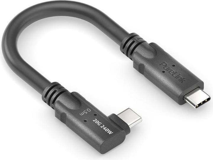 Produktbild PureLink MicroX4 USB4-Kabel USB C - USB C 0.1 m (0.10 m, 240 W)