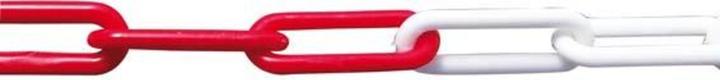 Produktbild Pösamo Kunststoffkette Psamo 6 mm, 5 m, rot/wei, Polybeutel (5 m)