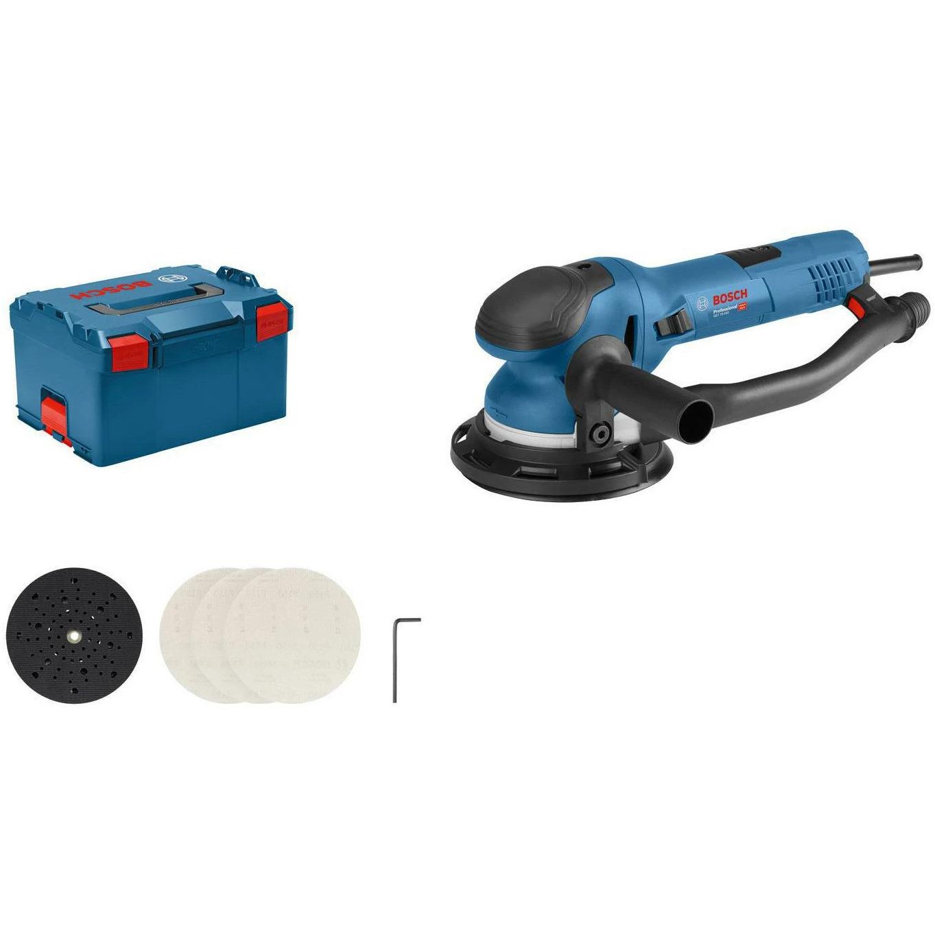 Bosch Professional, Schleifmaschine + Poliermaschine, GET 75-150 (Exzenterschleifer, 750 W)