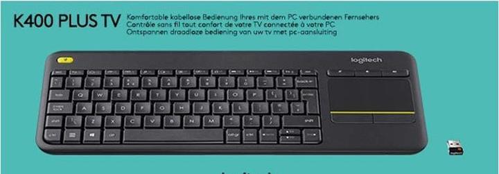 Produktbild Logitech K400 Plus (DE, Kabellos)