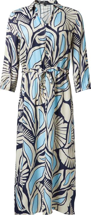 Actual product image Comma Kleid Gemustertes Hemdblusenkleid mit Tunnelzug (42)