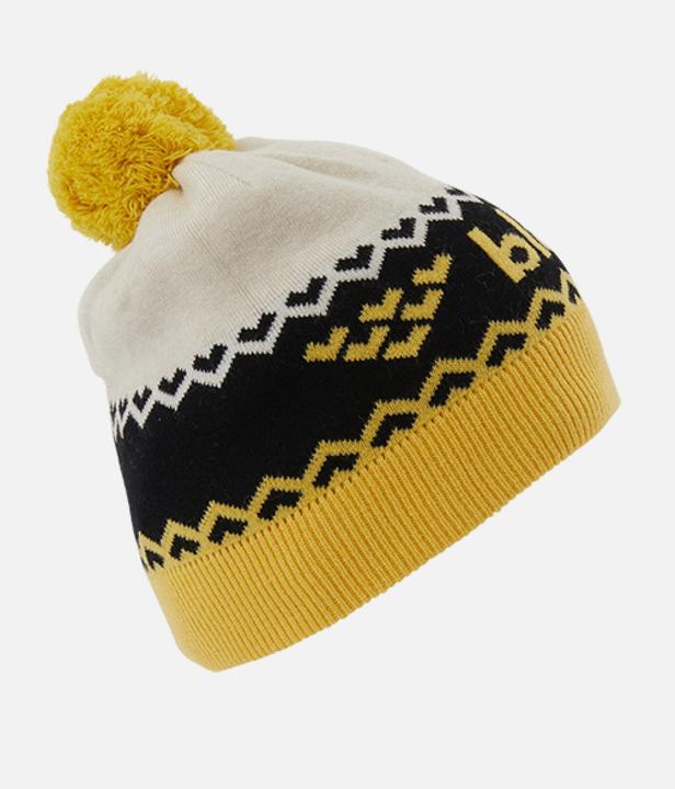 Actual product image Black Crows Crista Yellow Beanie