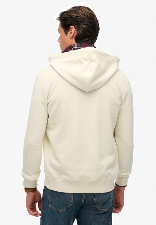 Image du produit Superdry Sweat à Capuche Zippé Logo Essential Mi-Brossé (M)