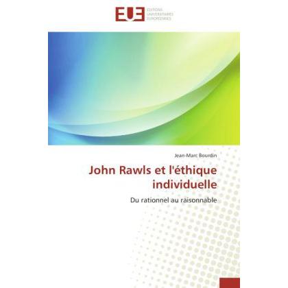 John Rawls et l'éthique individuelle, Sachbücher