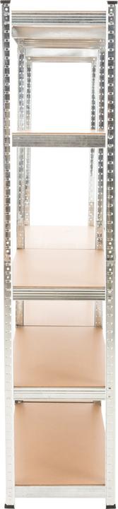 Actual product image CLP Set of 2 boltless shelves G 90x40x180 cm, silver