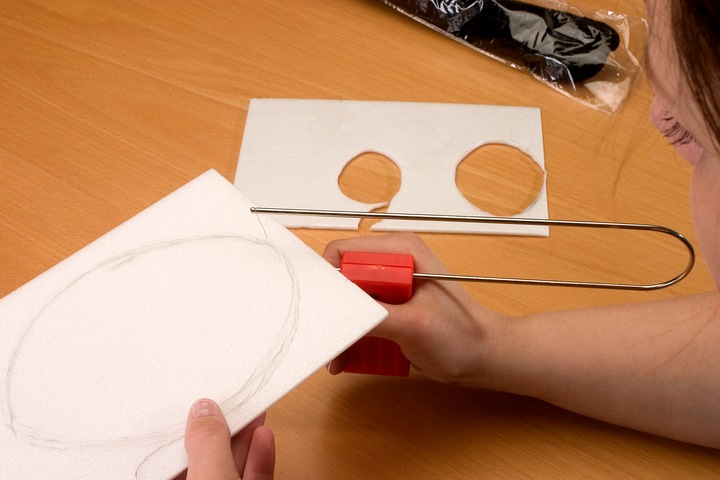Image du produit Werkstarck Coupe-fil chaud et découpeuse manuelle de polystyrène 800B (1 feuilles)