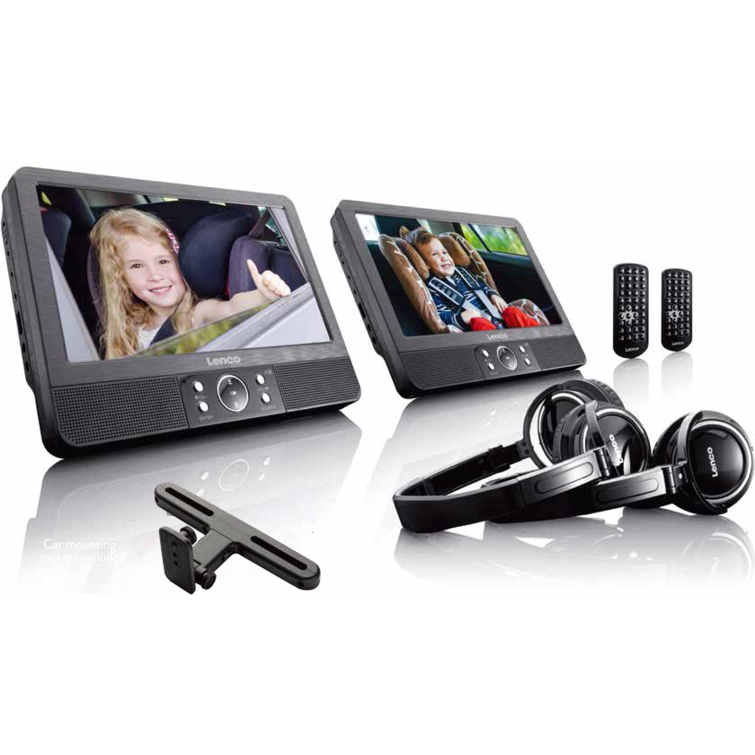 Lenco Dvp-939 (Tragbarer DVD-Player), Bluray Player + DVD Player, Schwarz