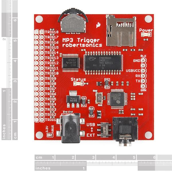 Actual product image SparkFun MP3 Trigger Audio Board