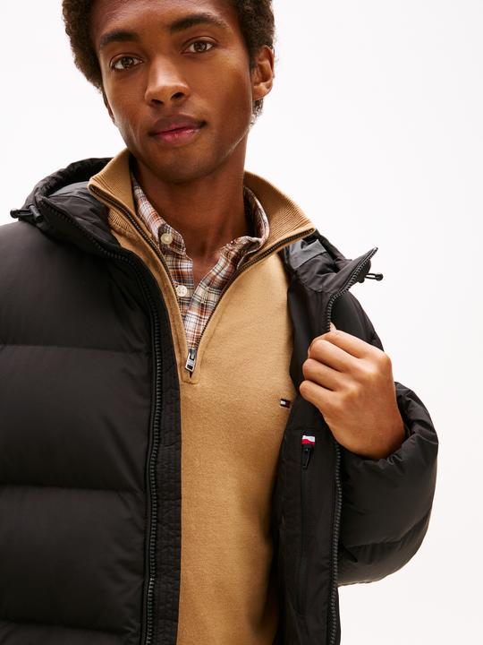 Actual product image Tommy Hilfiger Down Hooded Puffer Jacket (L)