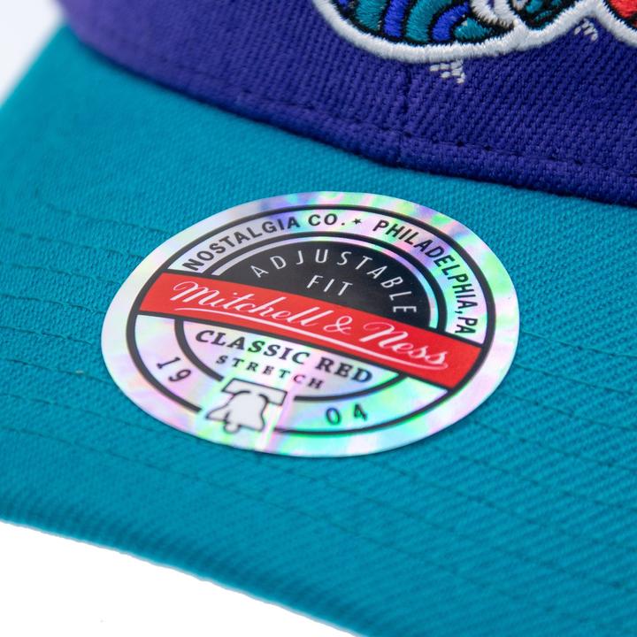 Produktbild Mitchell & Ness M&N Stretch Snapback Classic Red Cap - Charlotte Hornets (One Size)
