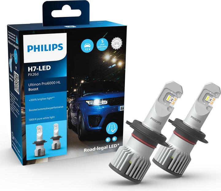 Actual product image Philips 11972U60BX2 (H7)