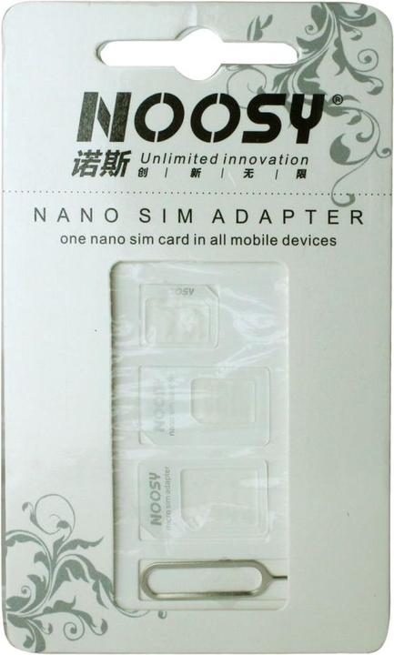 Actual product image Noosy all-in-one SIM Adapter (Micro-SIM & Nano-SIM)