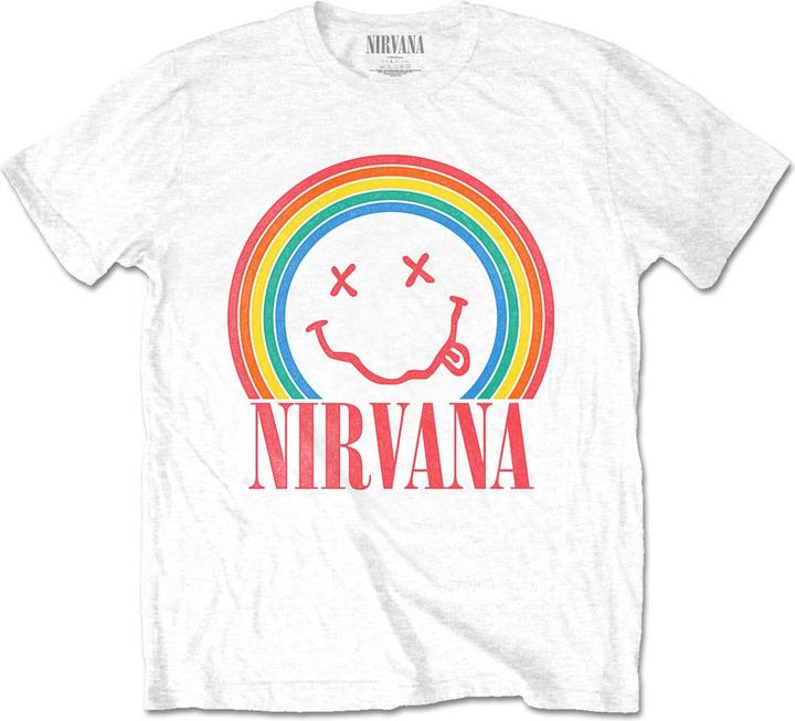 Actual product image Nirvana Smiling Face Rainbow (M)