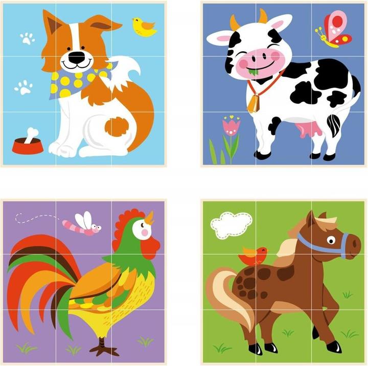 Produktbild Viga Toys Bauernhoftiere (9 Teile)