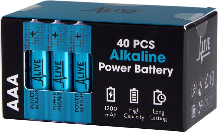 Produktbild Batterie Alkaline (40 Stk., AAA, 1200 mAh)
