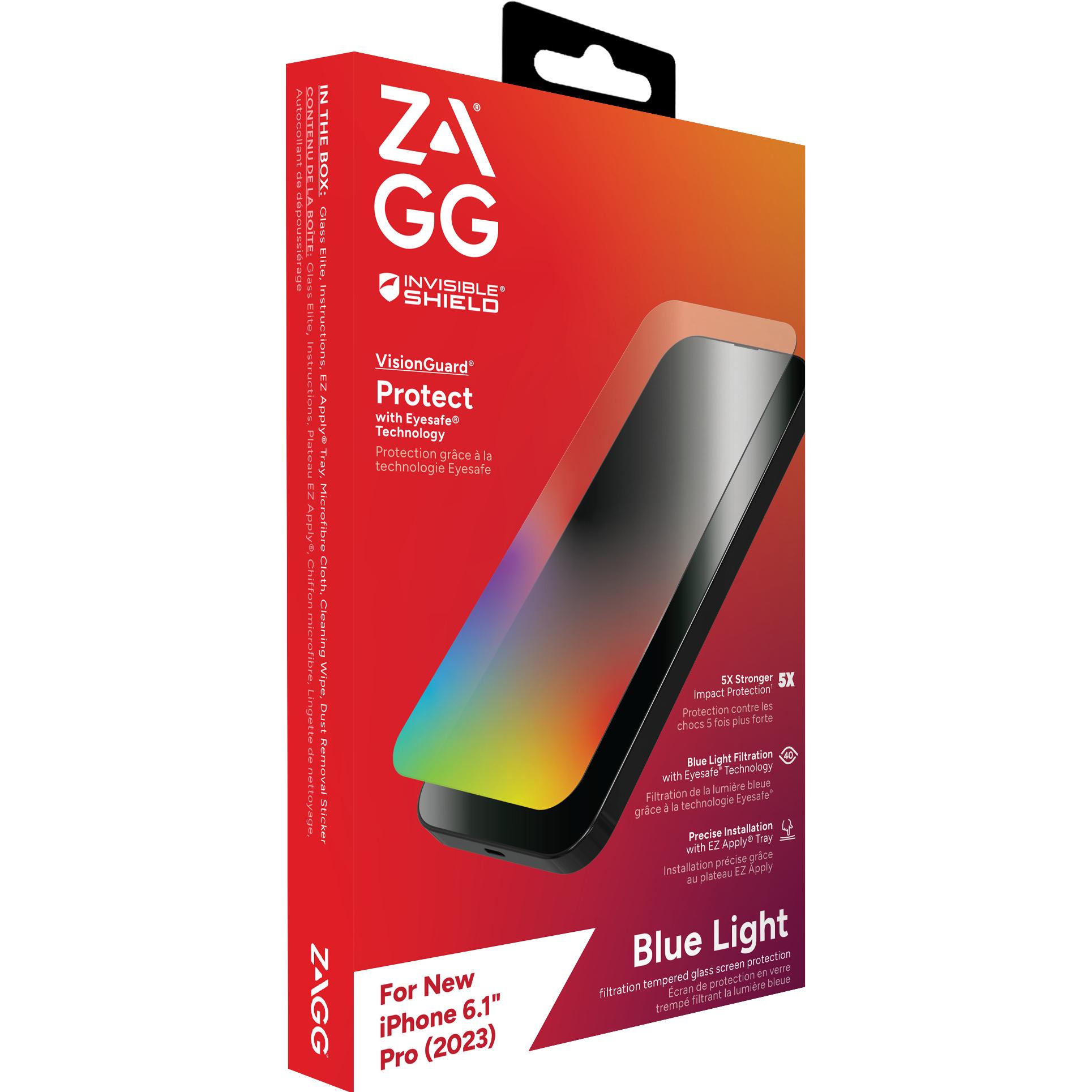 Thumbnail - Zagg Glass Elite VisionGuard+ (1 Stück, Apple iPhone 15 Pro), Smartphone Schutzfolie, Transparent