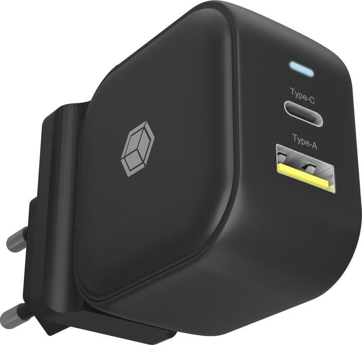 Produktbild Icy Box Adap Power Supply 2-Port, USB + USB-C (38 W)