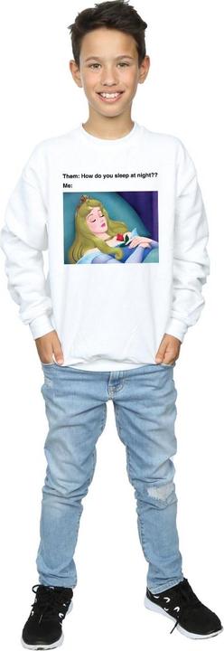 Actual product image Disney Boys Sleeping Beauty Meme Sweatshirt (128)