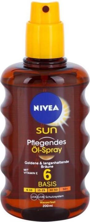 Immagine prodotto NIVEA Olio solare abbronzante spray (Olio abbronzatura, Fino a SPF 10, 200 ml, 150 g)