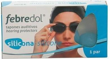 Actual product image Febredol Silicone earplugs (2x)