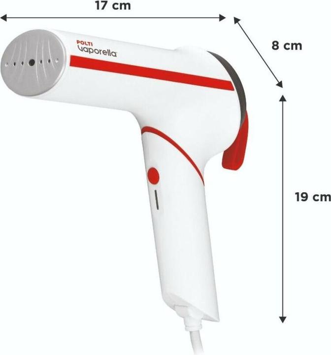 Produktbild Polti VAPORELLA Travel Steamer Rot GSM50B (800 W, 16 g/min)