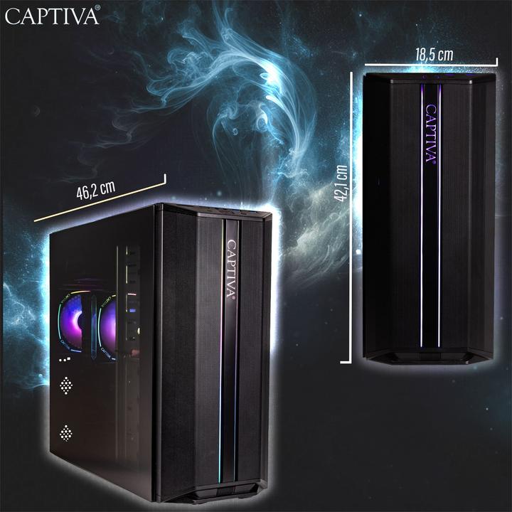 Produktbild Captiva Crucial-Gamescom-Edition 2025 R93-603 (AMD Ryzen 5 9600X, 16 GB, 2000 GB, GeForce RTX 5060 Ti)