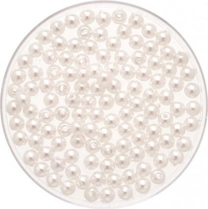 Produktbild Glorex Wachsperlen weiss 4mm 100St