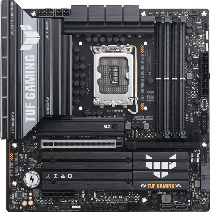 Actual product image ASUS TUF GAMING B860M-PLUS (Socket S1, Intel B860, mATX)