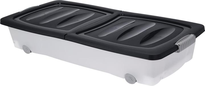 Produktbild Mojawo Rollerbox Unterbettbox auf Rollen mit Deckel 80 x 40 x 17 cm (80 x 40 x 17 cm)