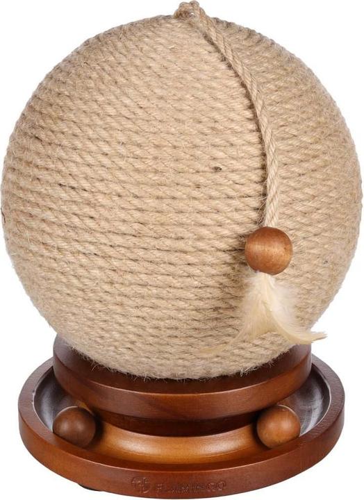 Produktbild Flamingo Scratching Ball Estrella - Brown - 27cm (27 cm, Braun)