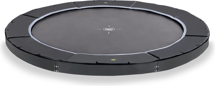 Exit Dynamic ebenerdiges sports Trampolin ø427cm - schwarz