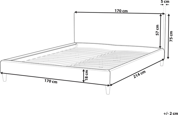 Actual product image Beliani Fitou (160 x 200 cm)