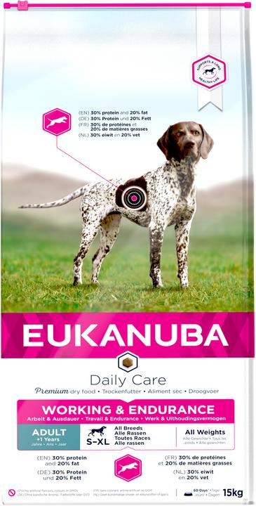 Image du produit Eukanuba Adulte Premium Performance Working & Endurance (Adulte, 1 pcs, 15000 g)