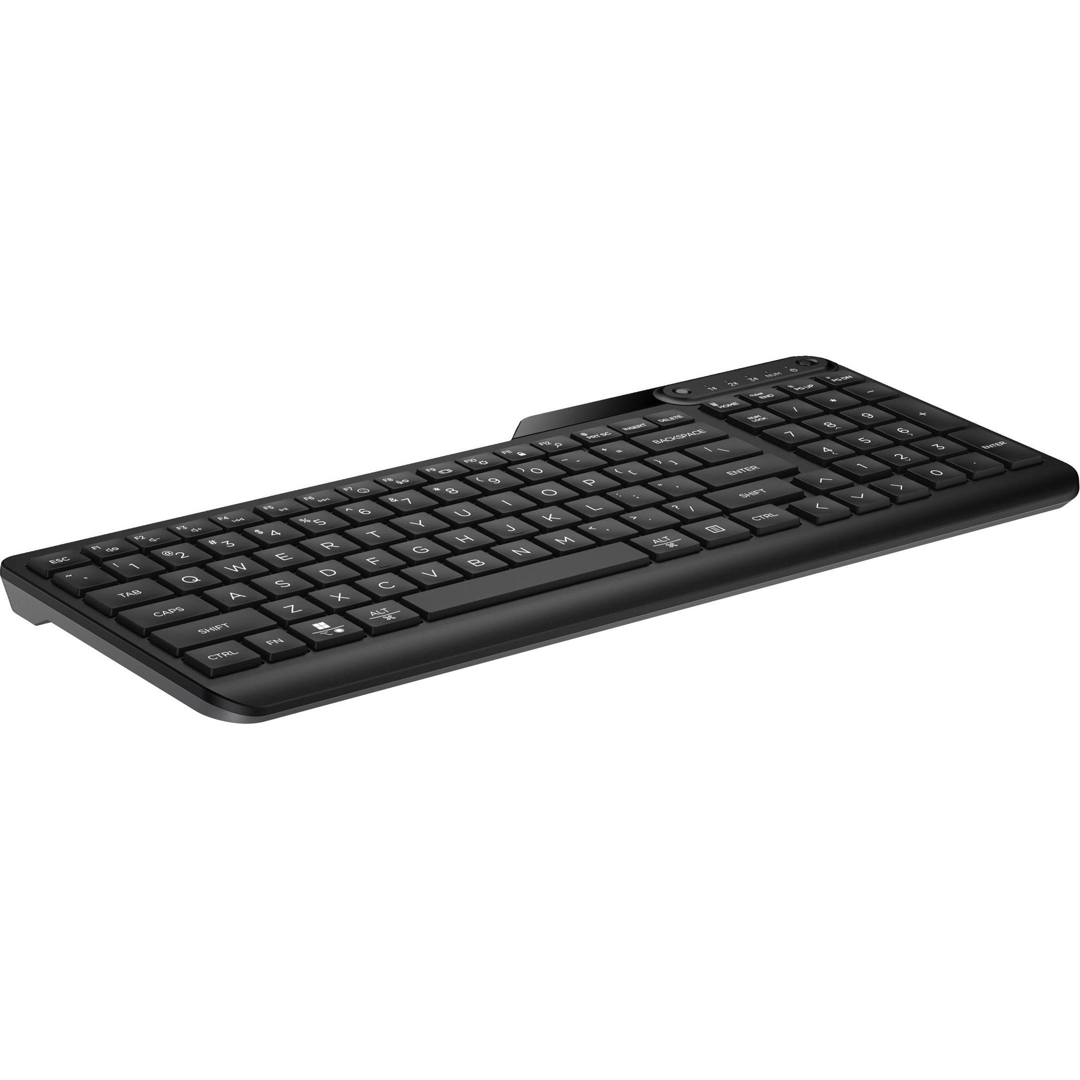 HP 460 Bluetooth-Tastatur (DE, Kabellos), Tastatur, Schwarz